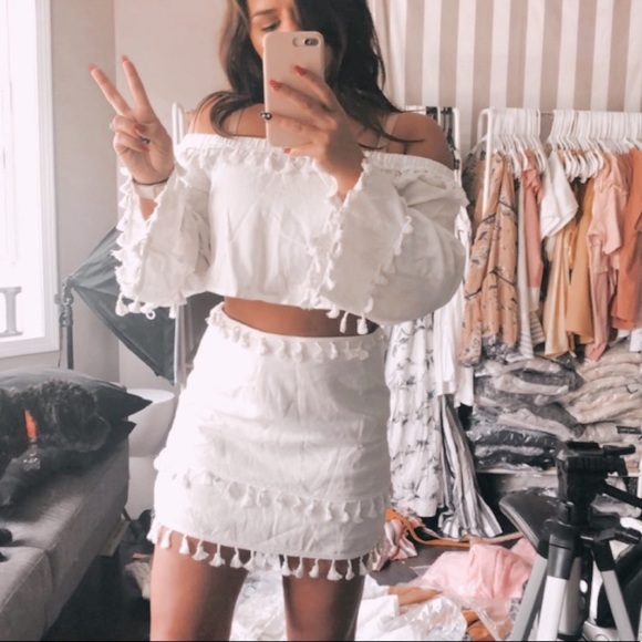 Dresses & Skirts - NWT BOUTIQUE SKIRT & TOP OFF SHOULDER - X-SMALL, SMALL, MEDIUM OR LARGE